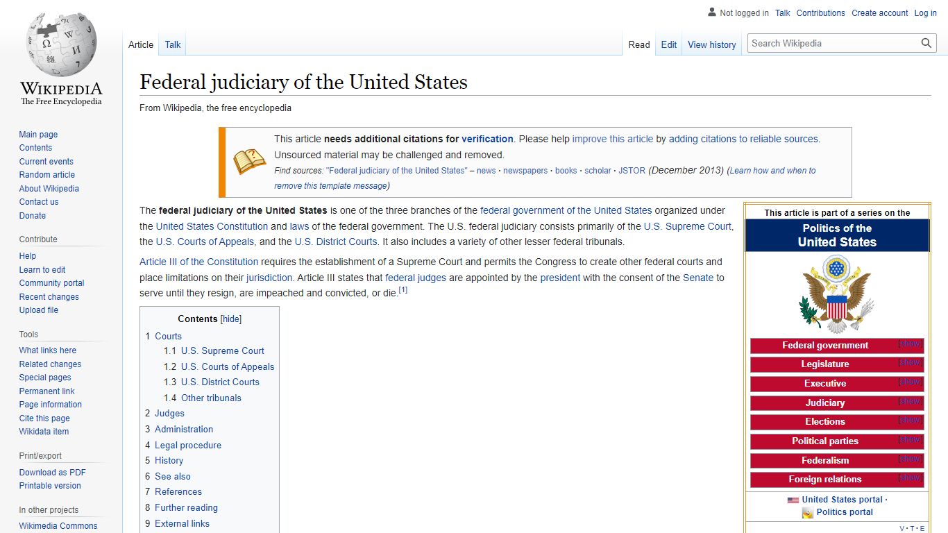 Federal judiciary of the United States - Wikipedia