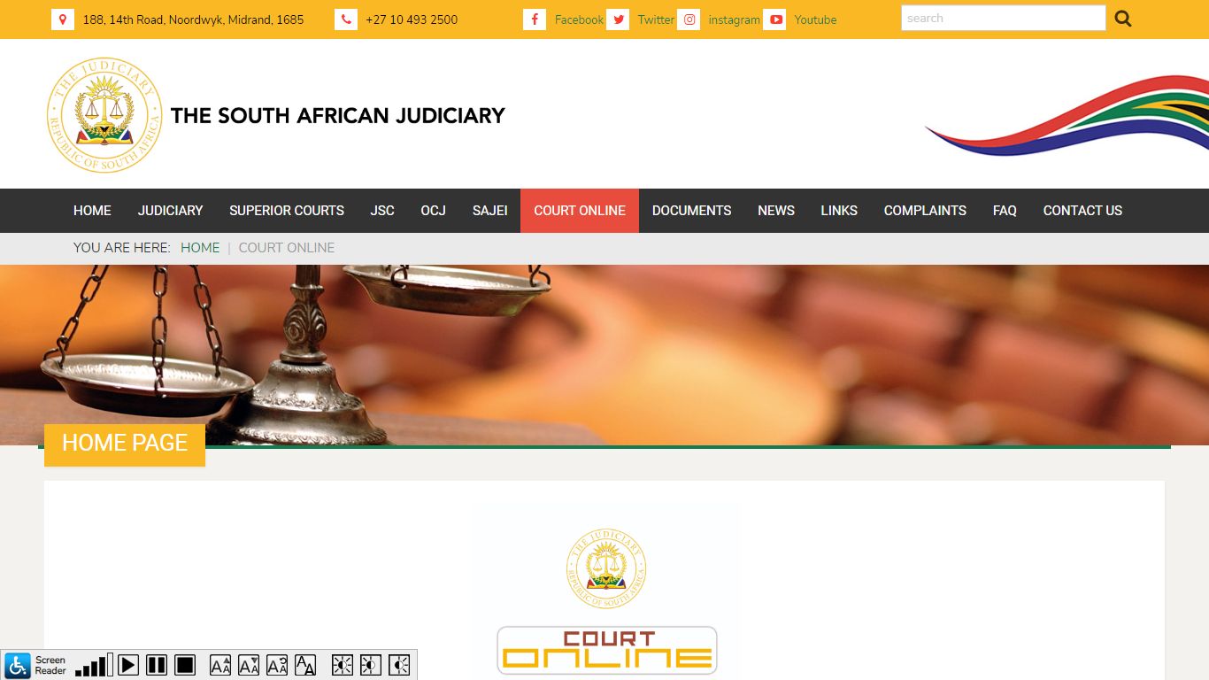 COURT ONLINE - Chief Justice of South Africa